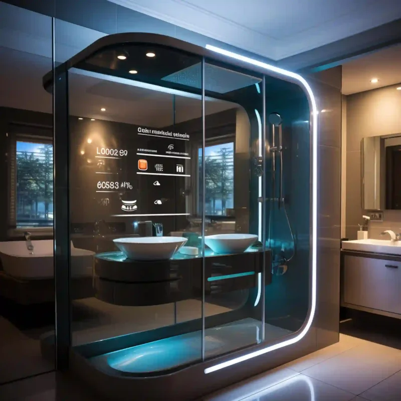 modern shower ufo shower